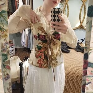 Vintage Cottagecore Reversible Vest